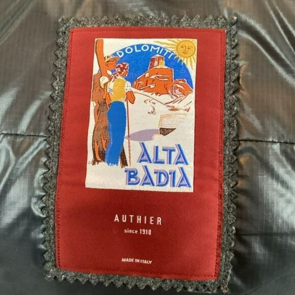 Authier Alta Badia Italian Jacket Womans 40 Primaloft High Neck Zip Closure - Picture 10 of 15